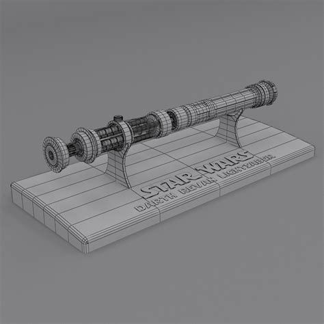 3D Model Darth Revan Lightsaber Red - TurboSquid 1167949