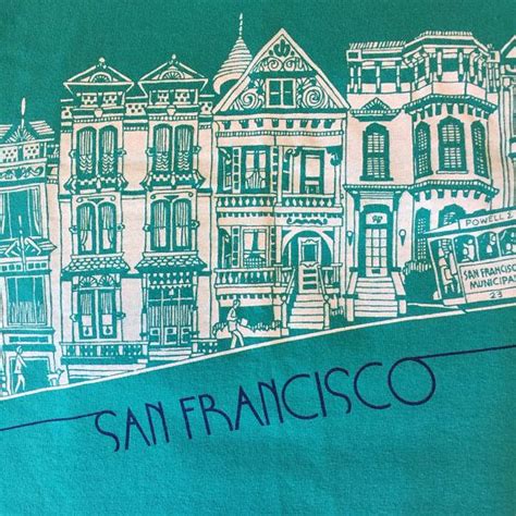 Vintage 90's San Francisco Painted Ladies T-Shirt L | Etsy | Painted ladies san francisco, Woman ...