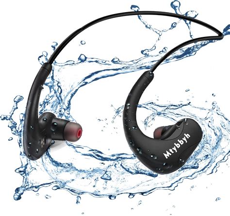 Amazon.com: MTYBBYH Waterproof Headphones for Swimming,IPX8 Waterproof 8GB MP3 Player Wireless ...