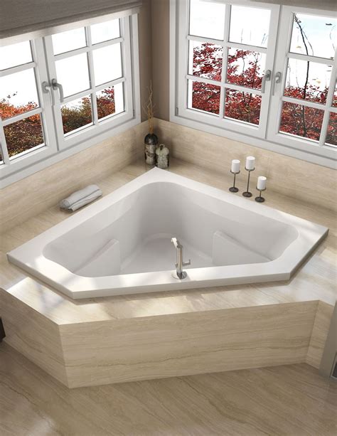 Jacuzzi J5D6060 BCX XXX Signature 60" Corner Soaking Bathtub - White ...