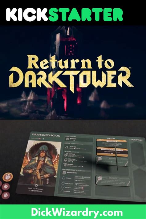 Return to Dark Tower Kickstarter in 2020 | Fantasy board games, Board games, Board games for couples