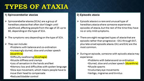 Neurological Disorder: Ataxia Pictorial Presentation - NeuroHealth