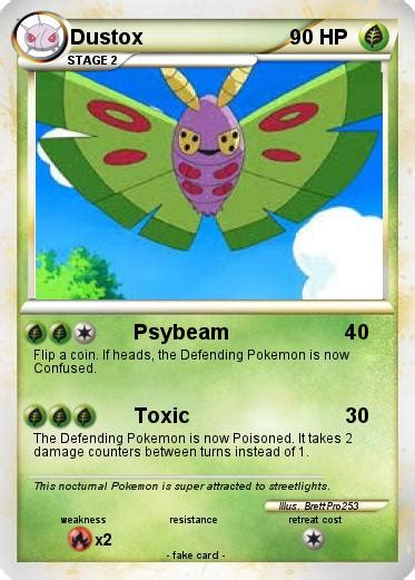 Pokémon Dustox 41 41 - Psybeam - My Pokemon Card