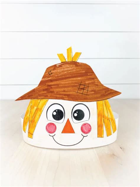 Scarecrow Hat Coloring Page