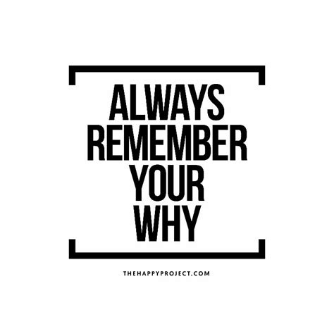 Your why is your purpose. Your why gives meaning to your life. Your why motivates you. Always ...