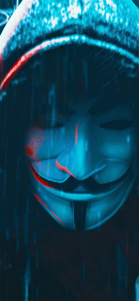 1242x2688 Resolution Anonymous 4K Hacker Mask Iphone XS MAX Wallpaper ...