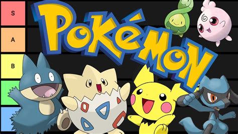 Ranking All Baby Pokémon - Tier List - YouTube