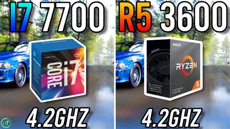 i7 7700 vs Ryzen 5 3600 - 4 or 6 cores? - YouTube