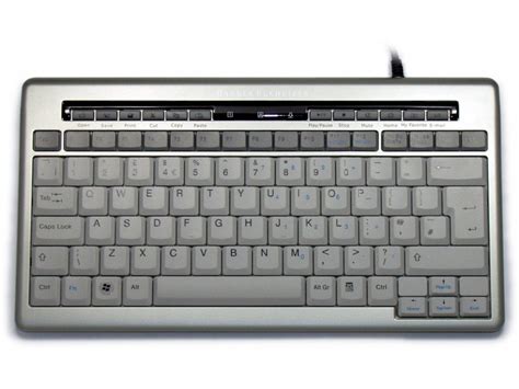 Silver Compact Keyboard with Cut, Copy and Paste Keys : KBC-1525ESAT ...