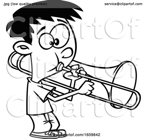 Trombone Cartoon Drawing at PaintingValley.com | Explore collection of Trombone Cartoon Drawing