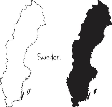 Printable Sweden Map – PrintableAll