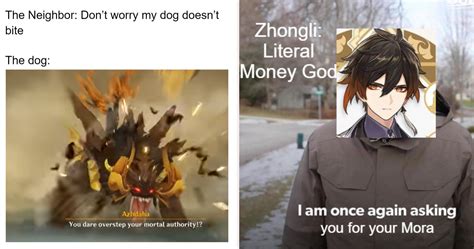 Genshin Impact: Ten Zhongli Memes That Will Have You Crying Laughing