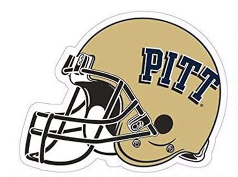 5 Inch Pitt Football Helmet Logo Decal University of Pittsburg | Etsy