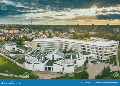 Aerial View Kaunas University of Technology, Kaunas, Lithuania Editorial Photography - Image of ...