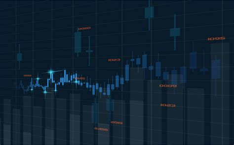 Trading background with candle charts and bar charts. 2713617 Vector Art at Vecteezy