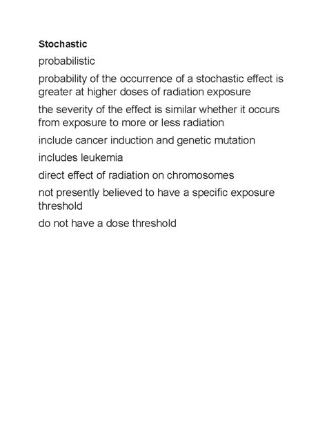 Stochastic effect - good - Stochastic probabilistic probability of the ...