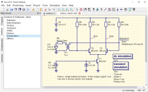 Qucs 0.0.19 - Download, Review, Screenshots