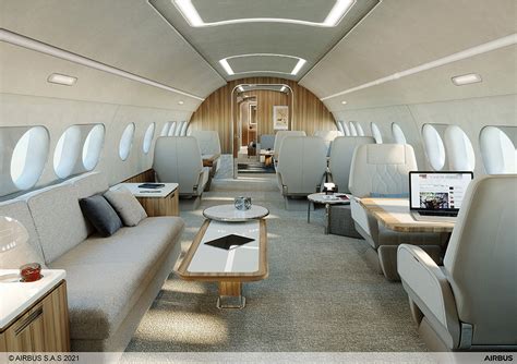 Airbus ACJ TwoTwenty showcases a novel approach to cabin design ...