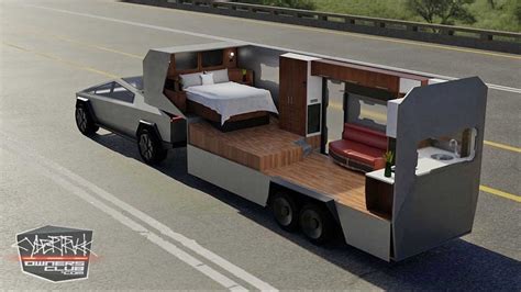 This Tesla Cybertruck Custom RV Is The Tiny Home Of Our Dreams