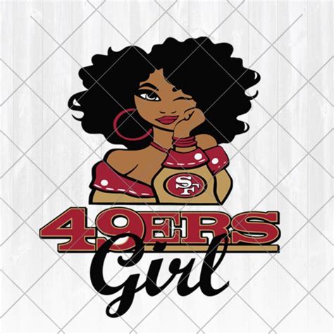 San Francisco 49ers Girl svg - NFL Team Girl Svg - Digital Download