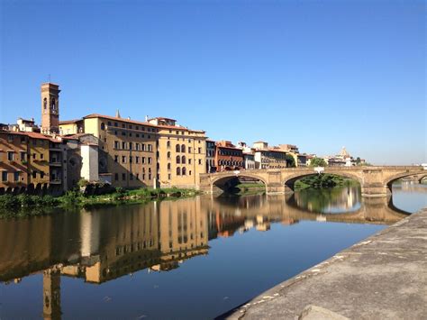 The view to Ponte Santa Trinita from the Ponte Vecchio. | Flickr