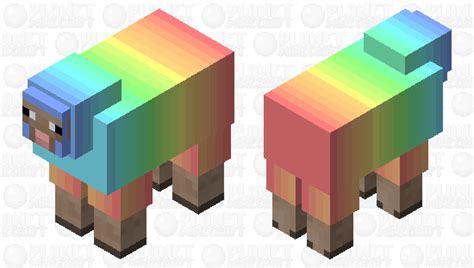 rainbow sheep Minecraft Mob Skin