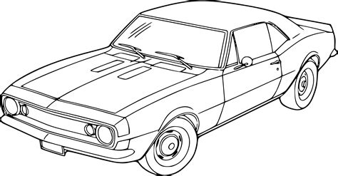 Coloriage voiture Chevrolet à imprimer