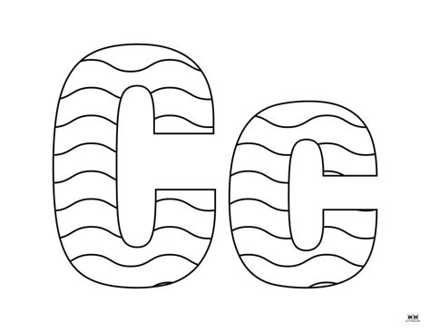 Letter C Coloring Pages - 15 FREE Pages | Printabulls