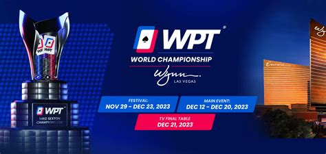 World Poker Tour | WPT 2023 | Upcoming Events