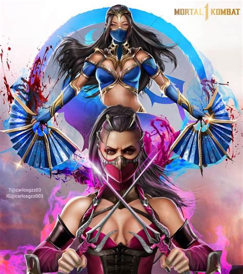 Mk1 Kitana and Mileena 2023 by Mileena1369 on DeviantArt