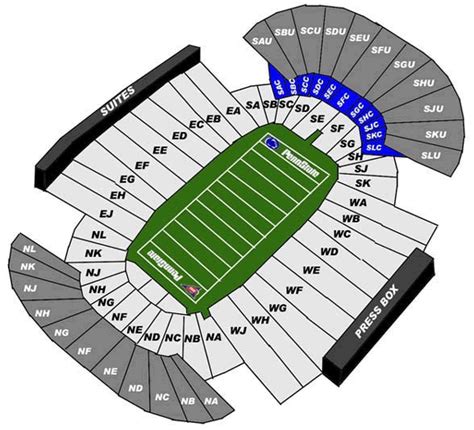 Beaver Stadium Seating Chart - Stadium Seating Chart