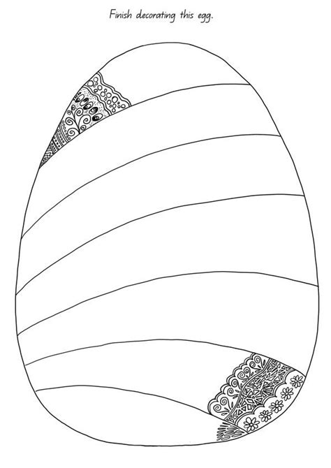 Easter Egg Doodle Art Project No. 1 | Doodle art, Easter egg doodle ...