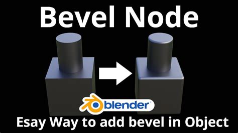 Blender's Bevel Shader || Easy way to add bevel any object || Blender Tutorial - YouTube