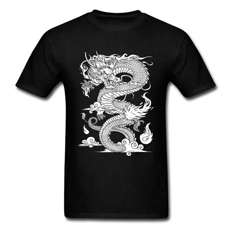 Aliexpress.com : Buy Chinese Dragon T Shirt Version 100% Cotton T ...