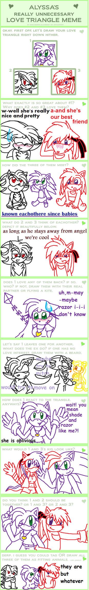 love triangle meme by lunermoongirl on DeviantArt