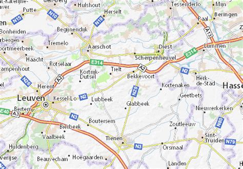 MICHELIN Molenbeek map - ViaMichelin