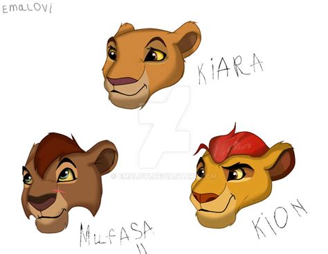 Simba's and Nala's cubs by Emalovi on DeviantArt