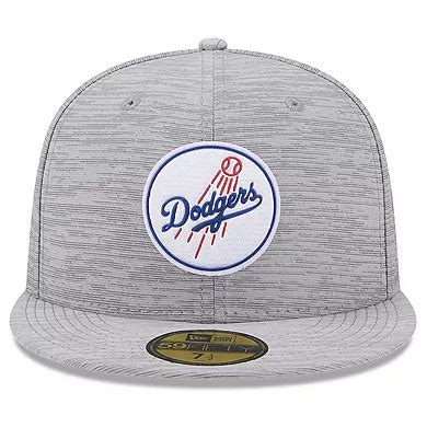 Men's New Era Gray Los Angeles Dodgers 2023 Clubhouse 59FIFTY Fitted Hat