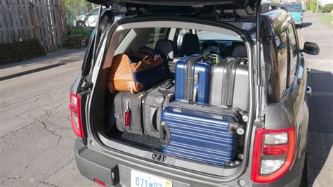 Ford Bronco Sport Luggage Test | How much cargo space? - Autoblog