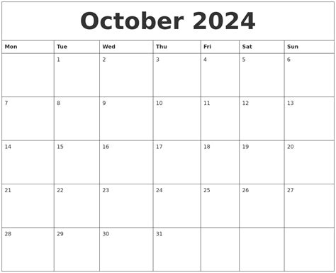 Printable 2024 Calendar Oct - Tamil Calendar 2024