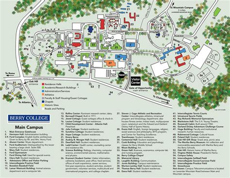 Unf Main Campus Map