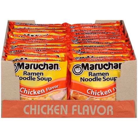 Buy Maruchan Ramen Chicken, 3.0 Oz, Pack of 24 Nongshim Shin Original Ramyun, 4.2 Ounce (Pack of ...