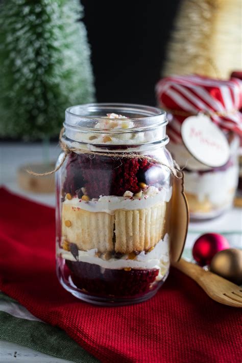 Christmas Cake Jars