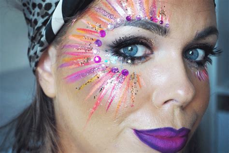 Festival Glitter Makeup Tutorial - Mugeek Vidalondon