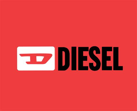 Diesel Brand Logo Symbol Design luxury Clothes Fashion Vector Illustration With Red Background ...