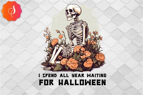 I Spent All Year Waiting for Halloween Graphic by Soir.art · Creative Fabrica