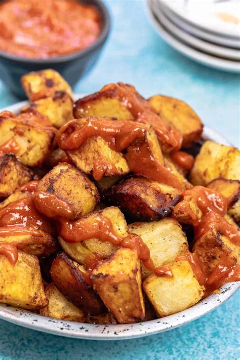 Patatas Bravas Spanish Fried Potatoes | The Mediterranean Dish