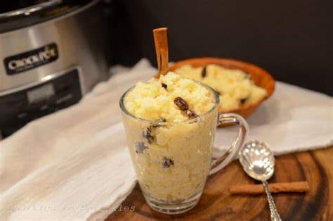 Crockpot Rice Pudding - Sparkles to Sprinkles