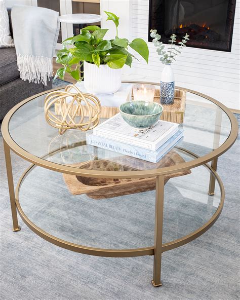 How To Decorate A Small Round Side Table | Cabinets Matttroy