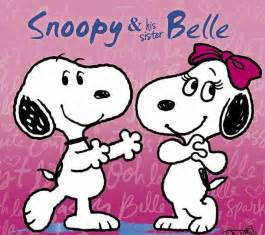 Snoopy & Belle | Snoopy cartoon, Snoopy, Snoopy family